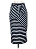 Halogen Stripes Blue Casual Skirt Size XS - photo 1