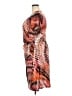 Mlle Gabrielle Print Orange Cocktail Dress Size 2X - photo 5