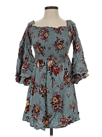 Blue Rain Casual Dress (view 1)
