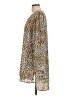 Chico's 100% Polyester Animal Print Tan Casual Dress Size Lg (2) - photo 5