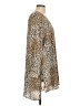 Chico's 100% Polyester Animal Print Tan Casual Dress Size Lg (2) - photo 4