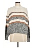 Shein 100% Acrylic Stripes Silver Pullover Sweater Size 6 - photo 1