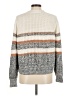 Shein 100% Acrylic Stripes Silver Pullover Sweater Size 6 - photo 2