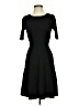 Unbranded Solid Black Casual Dress Size 2 - photo 1
