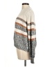 Shein 100% Acrylic Stripes Silver Pullover Sweater Size 6 - photo 5