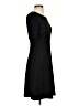 Unbranded Solid Black Casual Dress Size 2 - photo 4