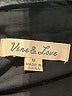 Vine & Love 100% Polyester Black Short Sleeve Blouse Size M - photo 7