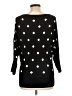 White House Black Market Polka Dots Black Pullover Sweater Size L - photo 2