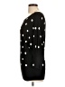 White House Black Market Polka Dots Black Pullover Sweater Size L - photo 5