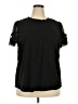 Davi & Dani Black Short Sleeve Top Size 3X - photo 1