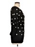 White House Black Market Polka Dots Black Pullover Sweater Size L - photo 4