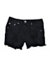 Almost Famous Stars Black Denim Shorts Size 1 - photo 1