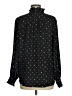 Ann Taylor Polka Dots Black Long Sleeve Blouse Size M - photo 2