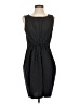 Baci Solid Black Casual Dress Size S - photo 1