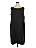 Isabella 100% Polyester Solid Black Casual Dress Size 16 - photo 1