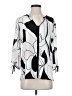 Ivanka Trump Silver 3/4 Sleeve Blouse Size S - photo 1