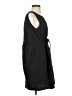 Baci Solid Black Casual Dress Size S - photo 4