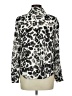 Cloth & Stone 100% Rayon Animal Print Silver Long Sleeve Blouse Size M - photo 2