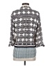 Ivanka Trump 100% Polyester Polka Dots Gray 3/4 Sleeve Blouse Size S - photo 2