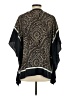 MICHAEL Michael Kors 100% Silk Paisley Black Poncho Size S - photo 2