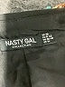 Nasty Gal Inc. 100% Polyester Metallic Silver Blazer Size 10 - photo 6