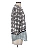 Ivanka Trump 100% Polyester Polka Dots Gray 3/4 Sleeve Blouse Size S - photo 4