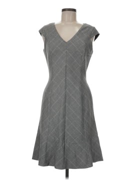 fit and flare dresses size 12 White Mark Women's Solid Fit and Flare Dress, Cotton Pink main image 1