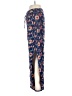 Devi 100% Rayon Floral Blue Casual Pants Size S - photo 5