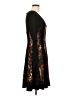 Connected Apparel Animal Print Brown Cocktail Dress Size 10 - photo 4