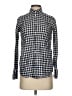 J.Crew Checkered-gingham Blue Long Sleeve Button-Down Shirt Size 00 - photo 1