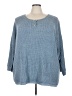 Roaman's 100% Acrylic Blue Pullover Sweater Size 30 (3X) - photo 1