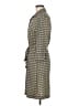Express Houndstooth Gray Gold Casual Dress Size M (estimated) - photo 5