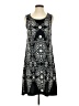 Max Studio Graphic Black Casual Dress Size S - photo 1