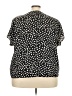 Shein Curve Black Short Sleeve Blouse Size 3X - photo 2