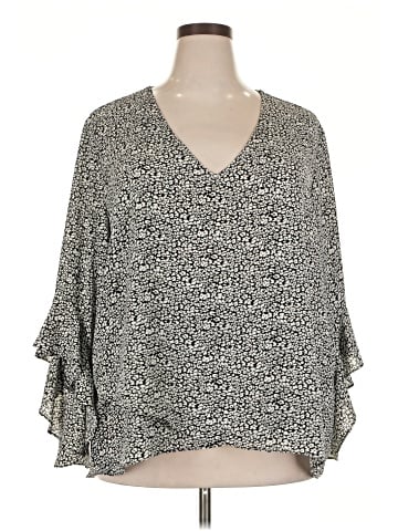 PREMISE 3/4 Sleeve Blouse (view 1)