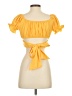 Unbranded Yellow Short Sleeve Top Size S - photo 2