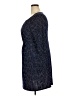 Le Lis Polka Dots Blue Casual Dress Size 2X - photo 5