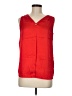 Express 100% Polyester Red Sleeveless Blouse Size M - photo 1