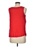 Express 100% Polyester Red Sleeveless Blouse Size M - photo 2