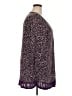 George Purple 3/4 Sleeve Blouse Size 2X - photo 4