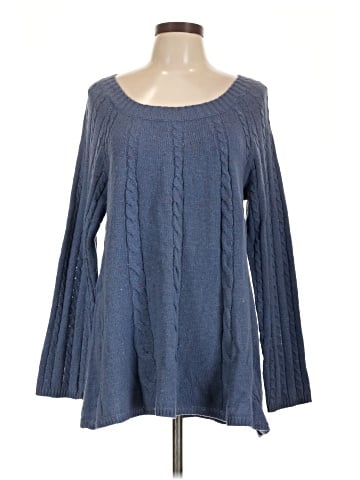 Great Northwest Indigo Pullover Sweater (view 1)