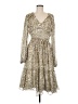 Walter Baker Animal Print Gold Cocktail Dress Size 8 - photo 1