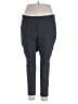 Roz & Ali Solid Gray Active Pants Size 2X - photo 1