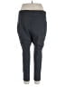 Roz & Ali Solid Gray Active Pants Size 2X - photo 2