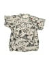 Assorted Brands Print Gray Short Sleeve Button-Down Shirt Size 90 cm / US 12-24 MO - photo 1