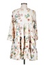 Zara Floral White Casual Dress Size XS - photo 1