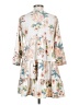 Zara Floral White Casual Dress Size XS - photo 2