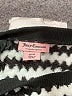 Juicy Couture 100% Polyester Chevron-herringbone Black Pullover Sweater Size 8 - 10 - photo 3