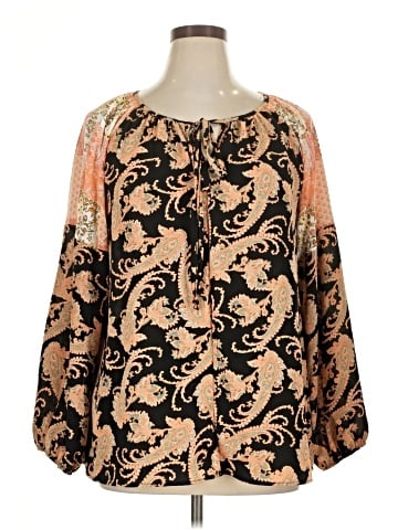 Haptics Long Sleeve Blouse (view 1)