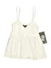 FBZ 100% Cotton Ivory Sleeveless Top Size 6 - photo 1